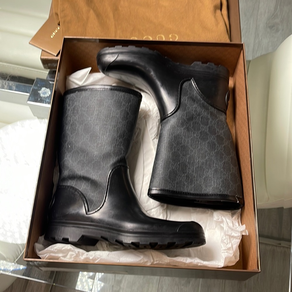 Gucci Black Winter & Rain Boots